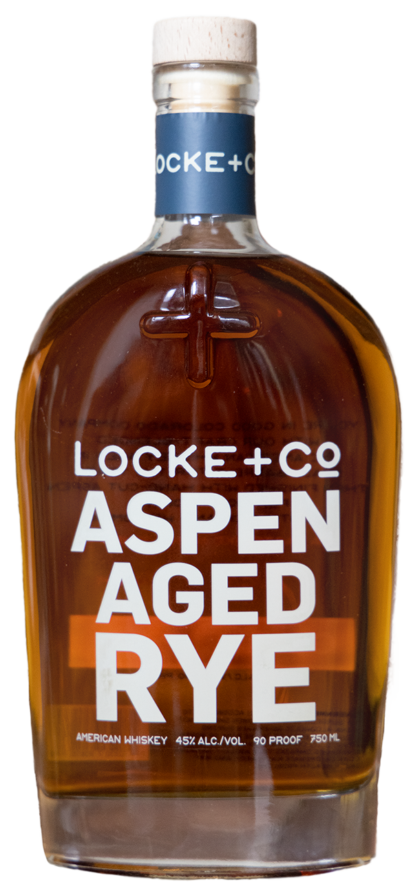 Locke & Co Aspen Aged Rye Whiskey Bottle