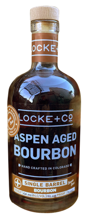 Locke + Co Aspen Aged Bourbon Bottle