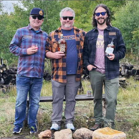 Locke + Co Distilling Co Founders Owen Locke & Rick Talley with Brand Ambassador Joe Anderson
